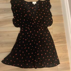 Black and Red romper.